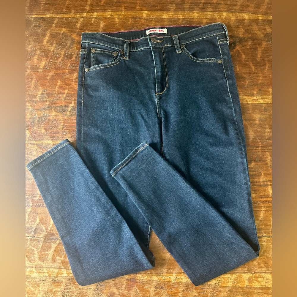 Johnny Was Dark Wash Jeans- size 28